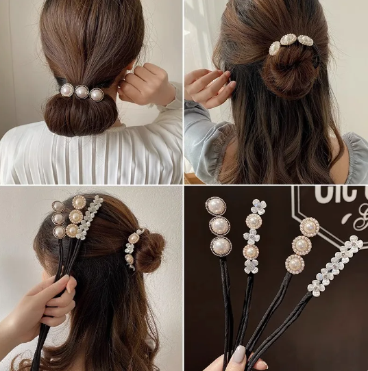 Elegant Bun Maker Korean (SET 4 PIECES)