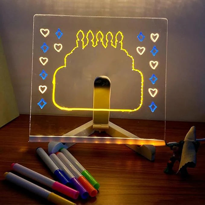 LED Erasable Acrylic Lamp