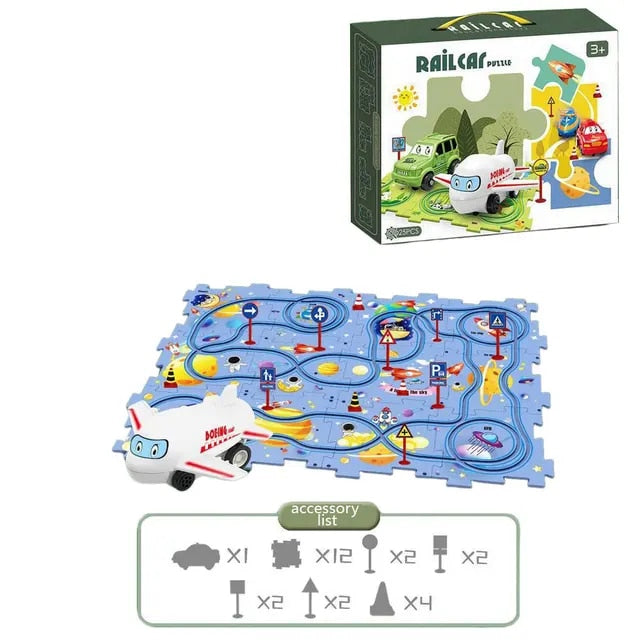 Mind-Maze Puzzle Track for Kids