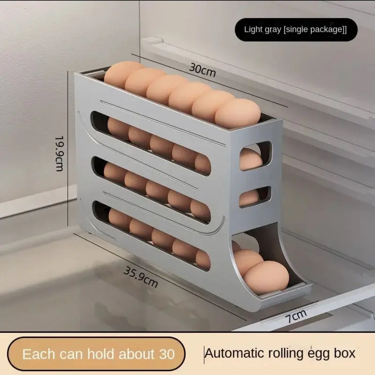 Egg Storage Box Slide