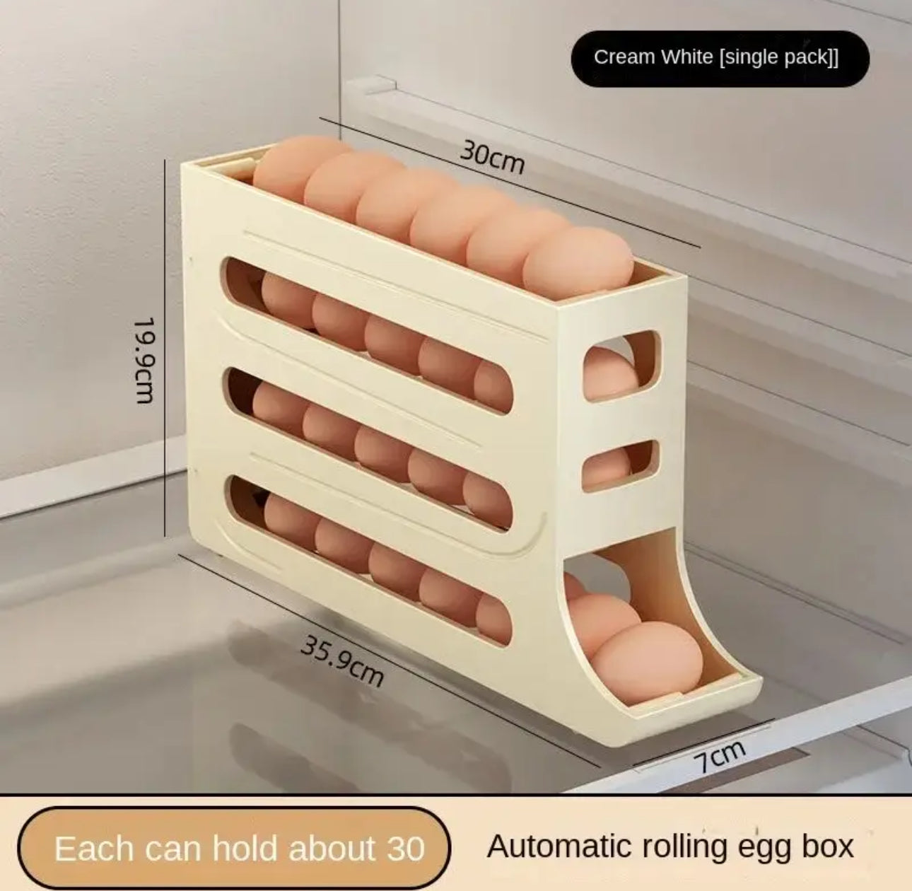 Egg Storage Box Slide