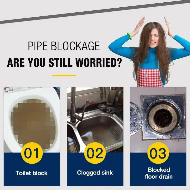 Kitchen pipe dredge agent sink bathroom cleaning