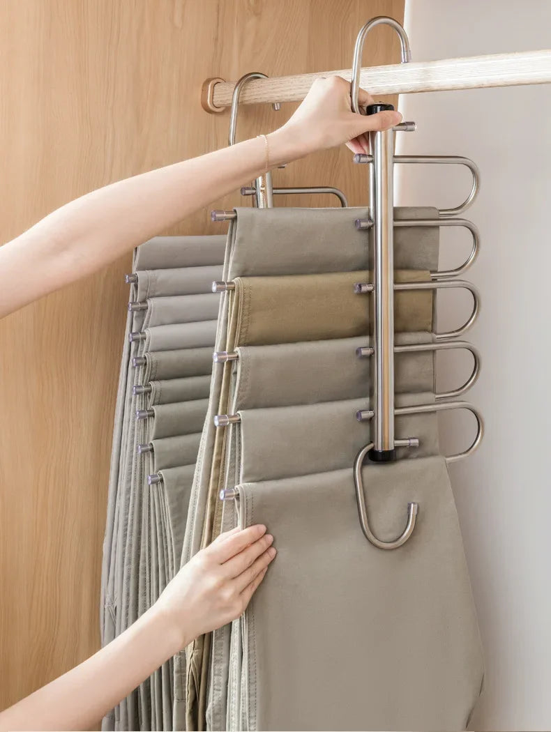 Folding Magic Pants Hangers