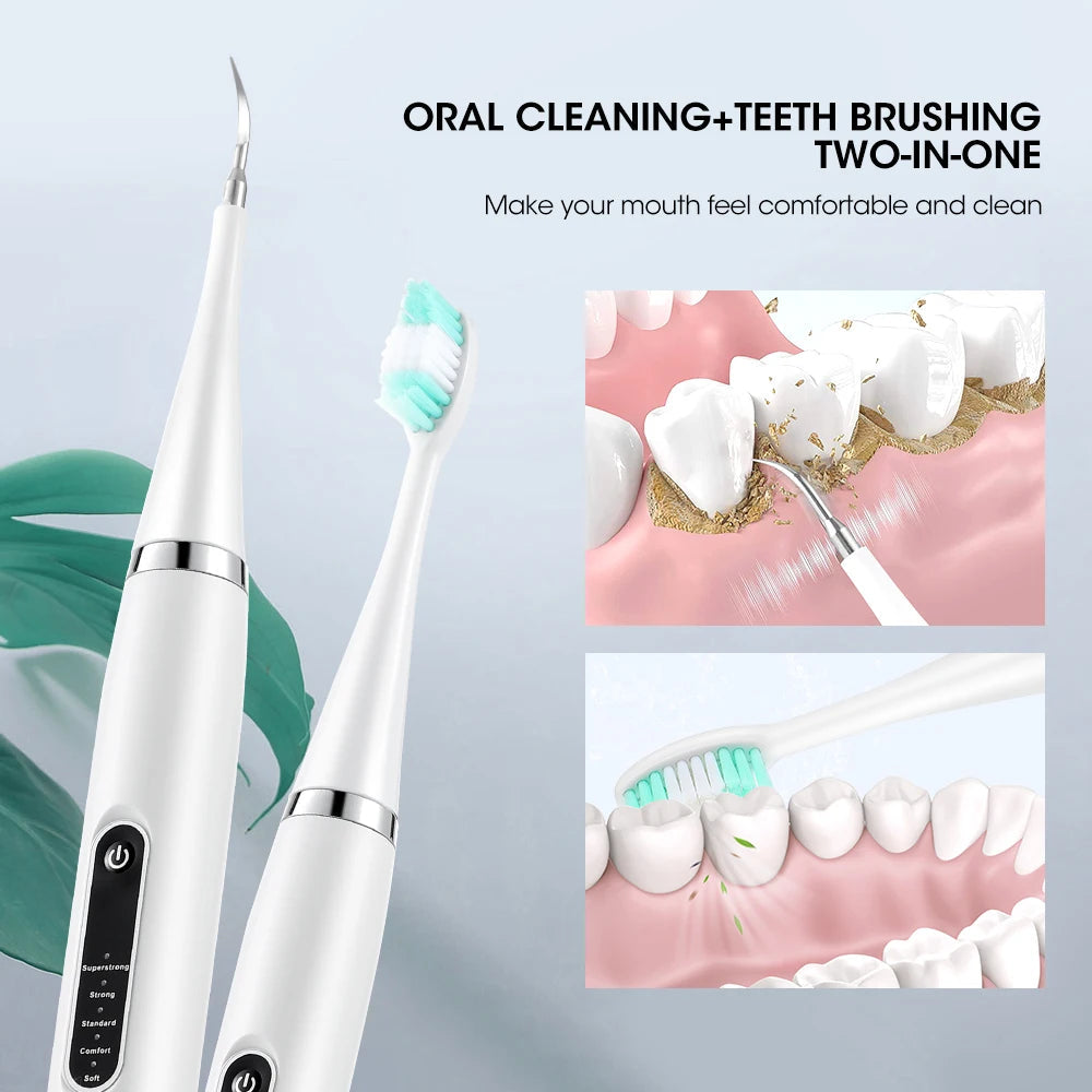 2-in-1 Electric Dental Cleaner & Toothbrush