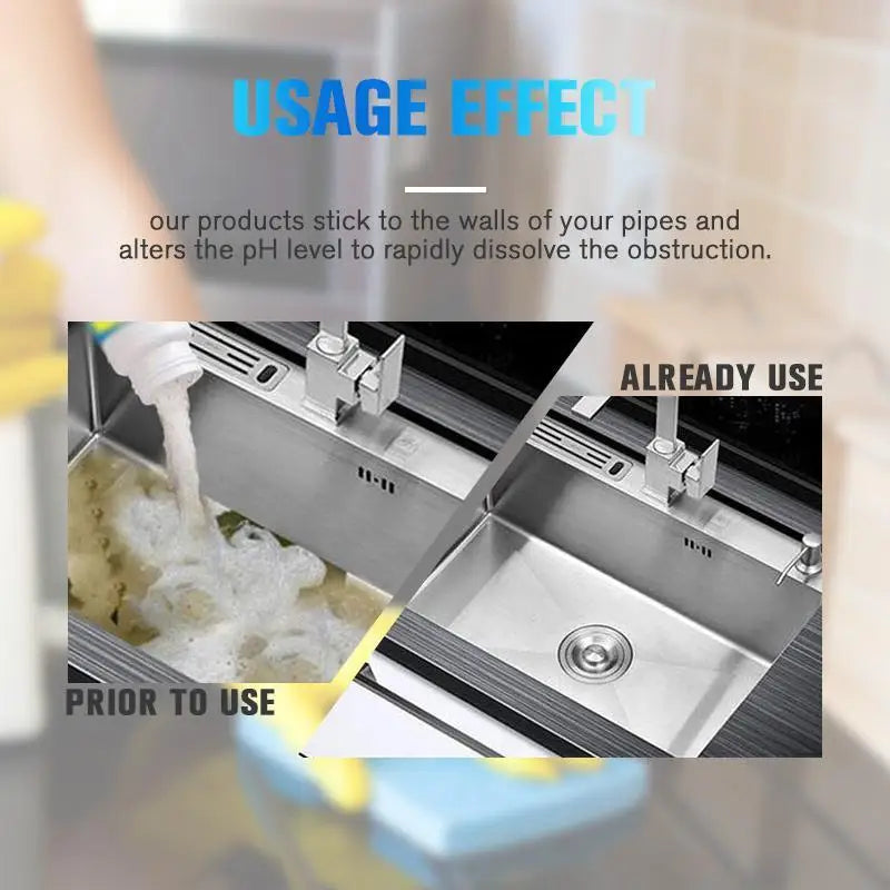 Kitchen pipe dredge agent sink bathroom cleaning