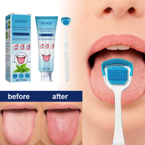Tongue Scraper Tongue Cleaning Gel