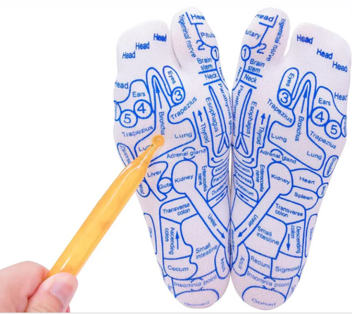 Reflexology Socks with Massage Tool