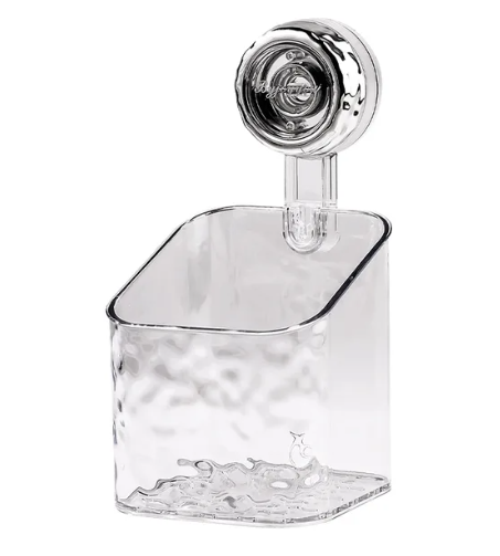 Bathroom suction cup storage