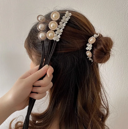 Elegant Bun Maker Korean (SET 4 PIECES)