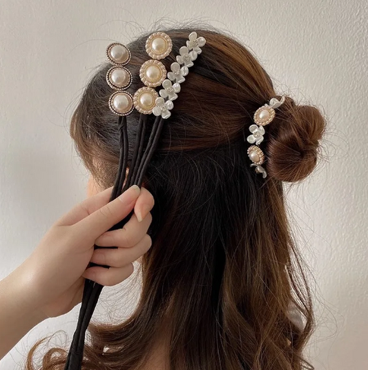 Elegant Bun Maker Korean (SET 4 PIECES)