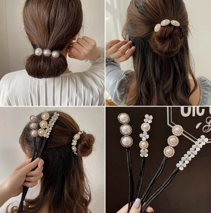 Elegant Bun Maker Korean (SET 4 PIECES)