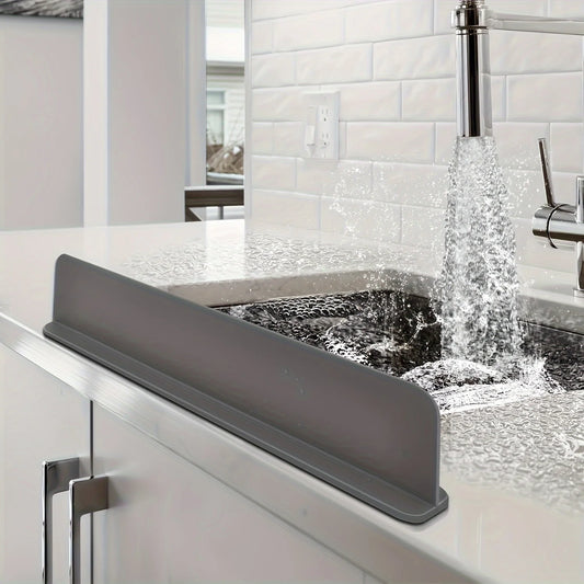 Silicone sink splash guard