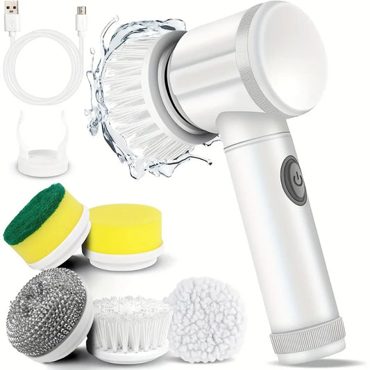 Electric Cleaning Brush 5-in-1