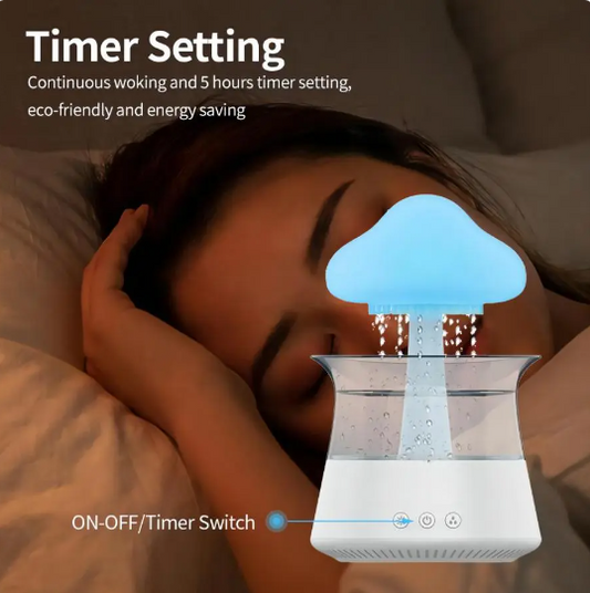 Cloud-Shaped Humidifier Lamp