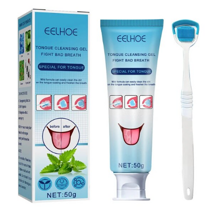 Tongue Scraper Tongue Cleaning Gel