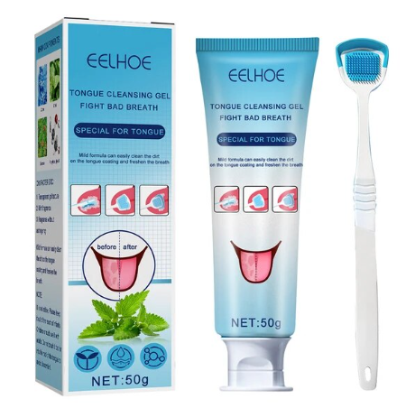 Tongue Scraper Tongue Cleaning Gel