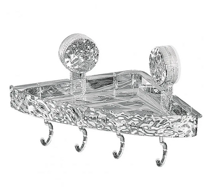Bathroom suction cup storage